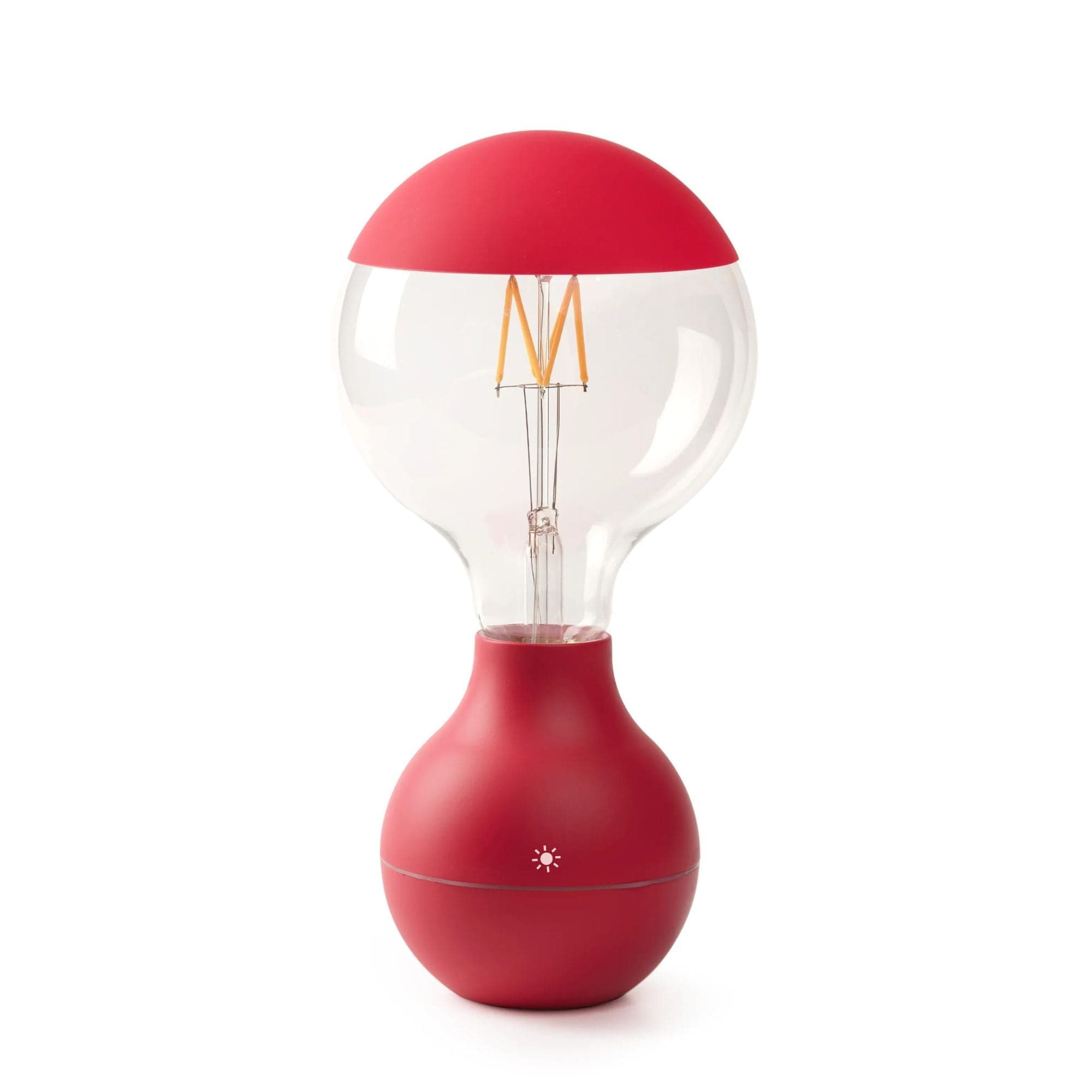 BALLERINA "ROSSO INTENSO" - Lampada Portatile a Batteria Innovativa