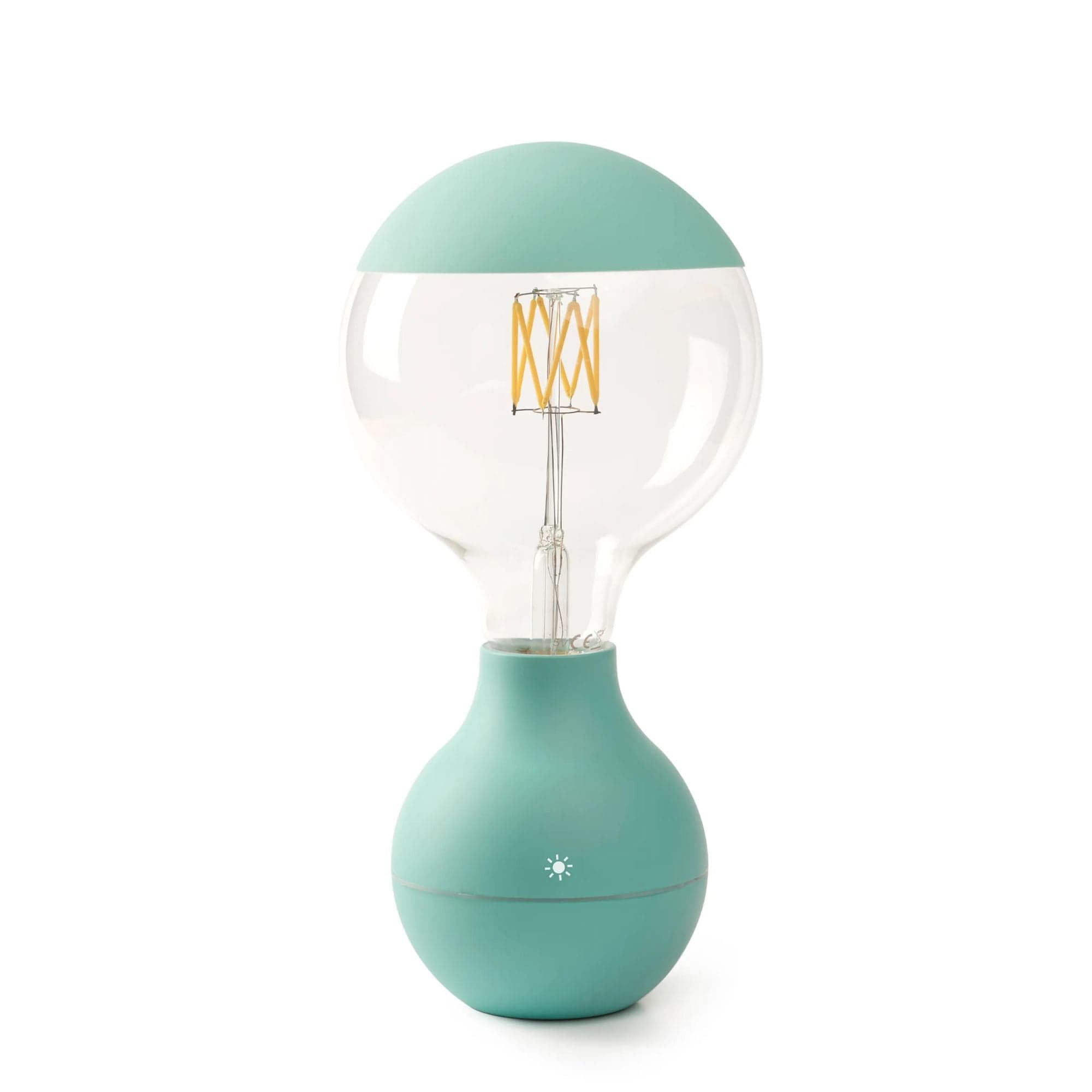BALLERINA "VERDE TIFFANY" - Lampada Portatile a Batteria Innovativa