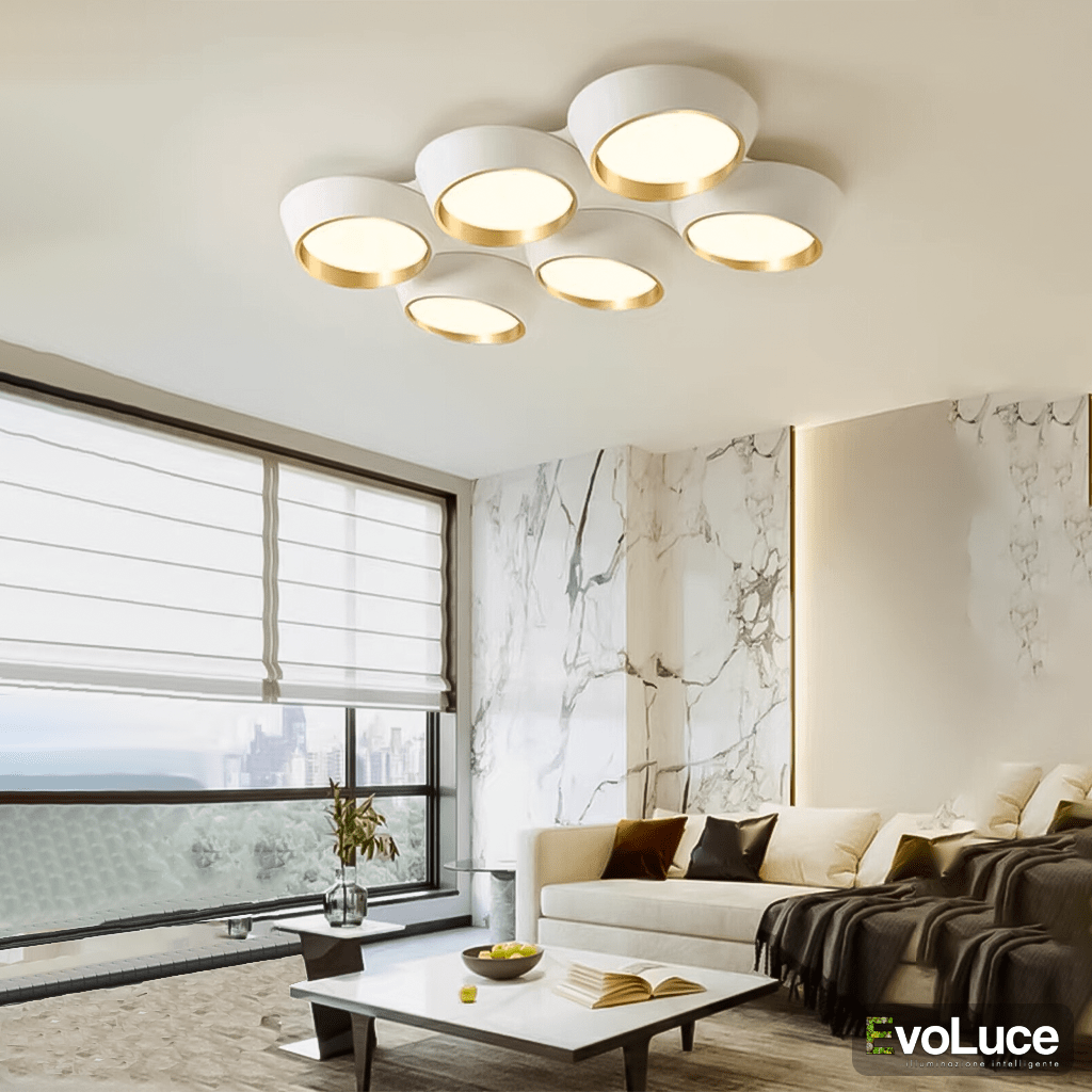 "BIOS" - Lampadario a soffitto Contemporaneo 120W