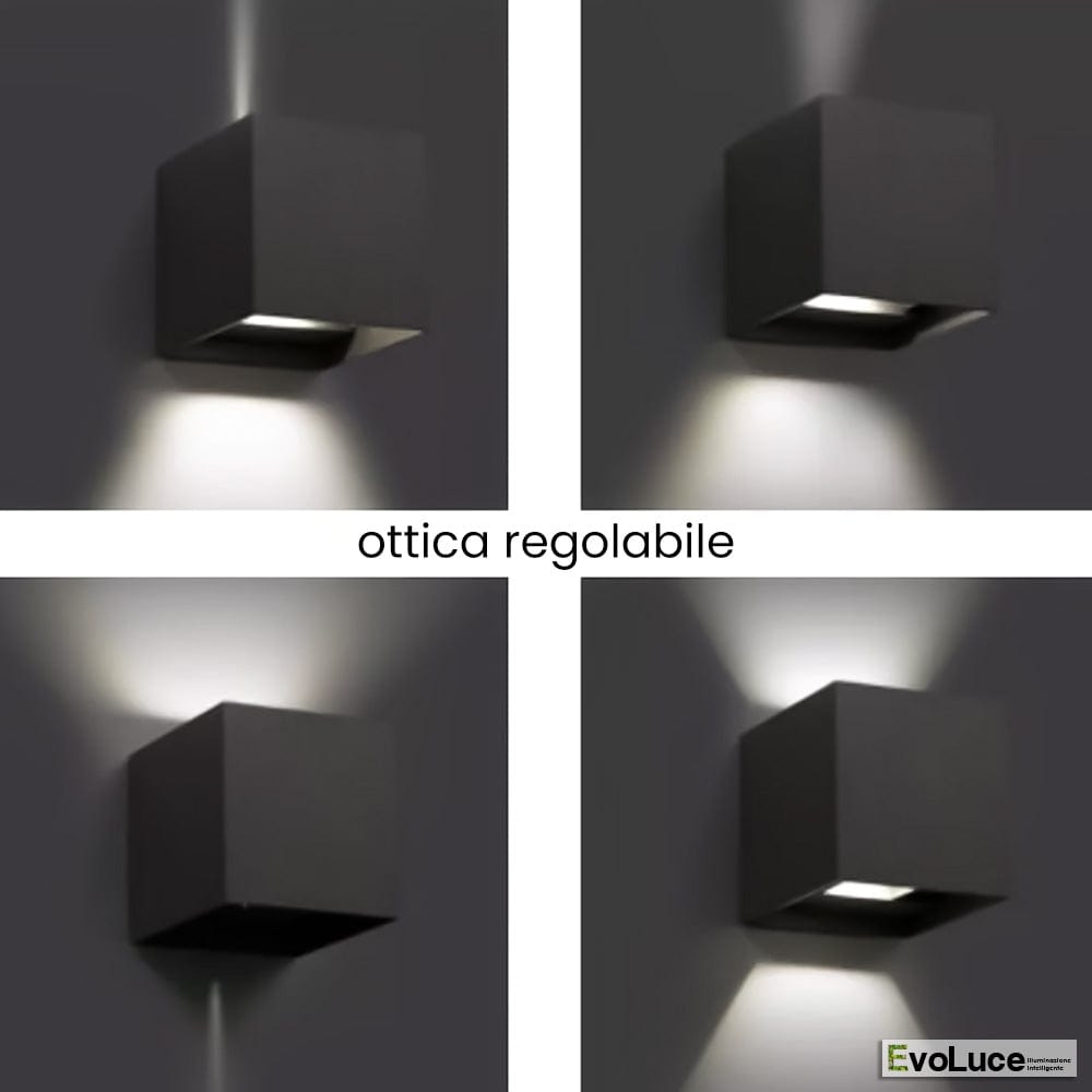 "CUBO" - Applique da parete di Design 12w