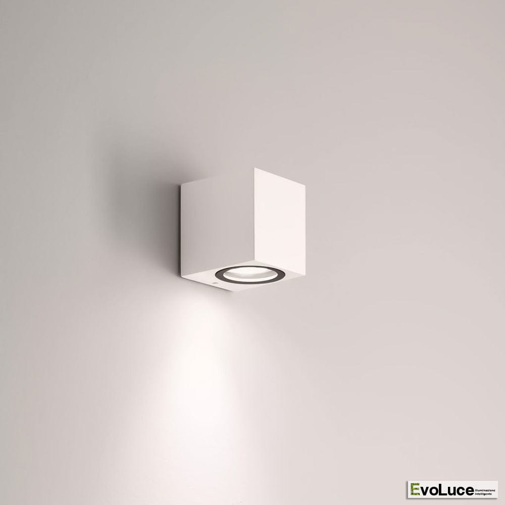 Bianco "CUBO GU10" - Applique da parete di Design