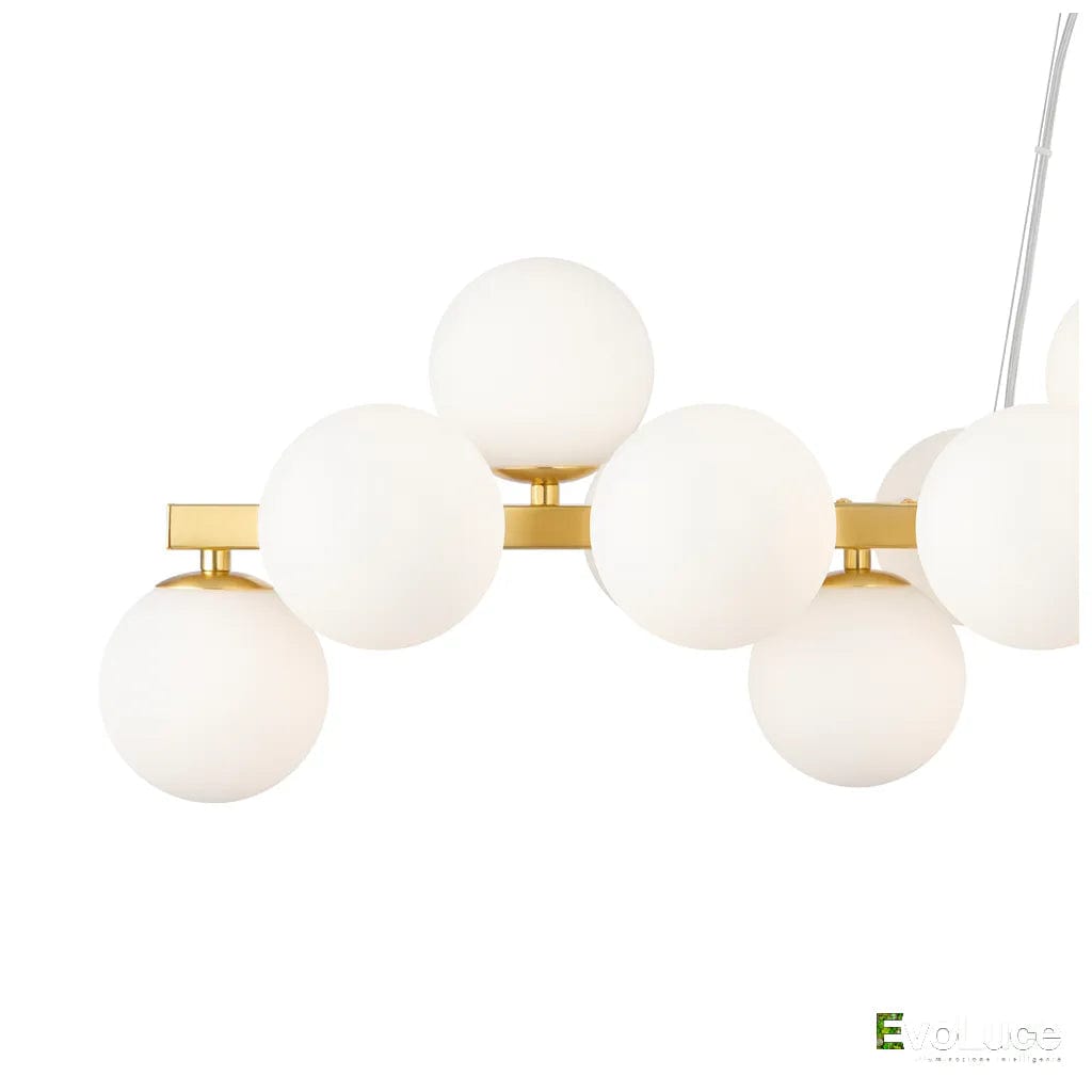 DALLAS - Sospensione Luxury 25 Sfere con Lampadina G9