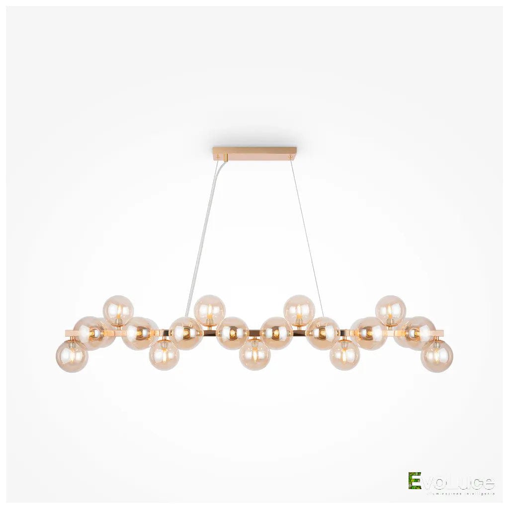 DALLAS - Sospensione Luxury 25 Sfere con Lampadina G9