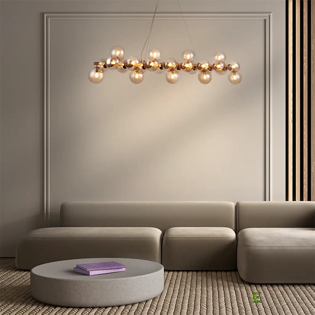 DALLAS - Sospensione Luxury 25 Sfere con Lampadina G9