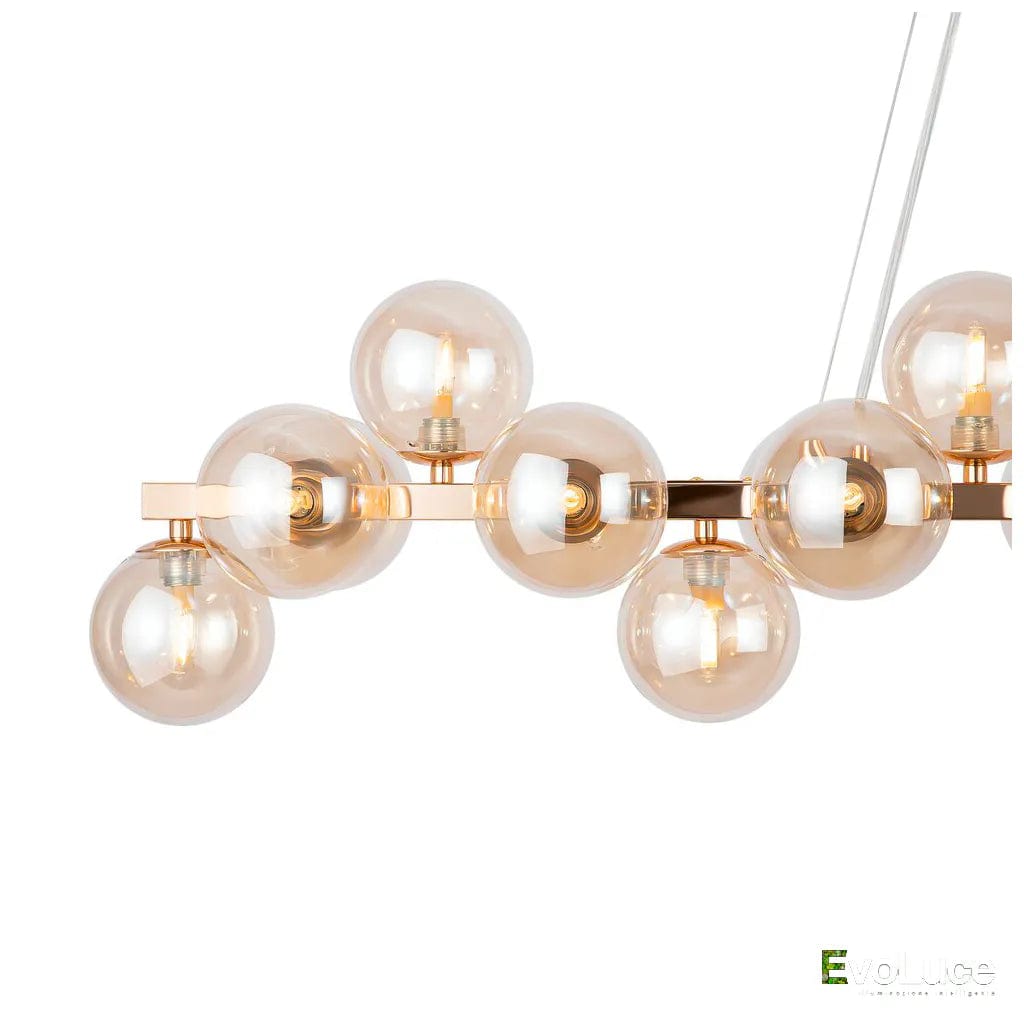 DALLAS - Sospensione Luxury 25 Sfere con Lampadina G9