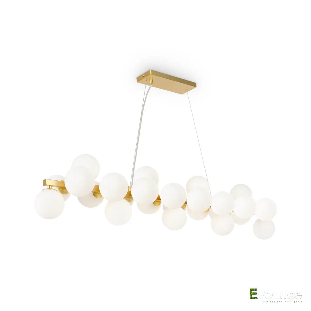 DALLAS - Sospensione Luxury 25 Sfere con Lampadina G9