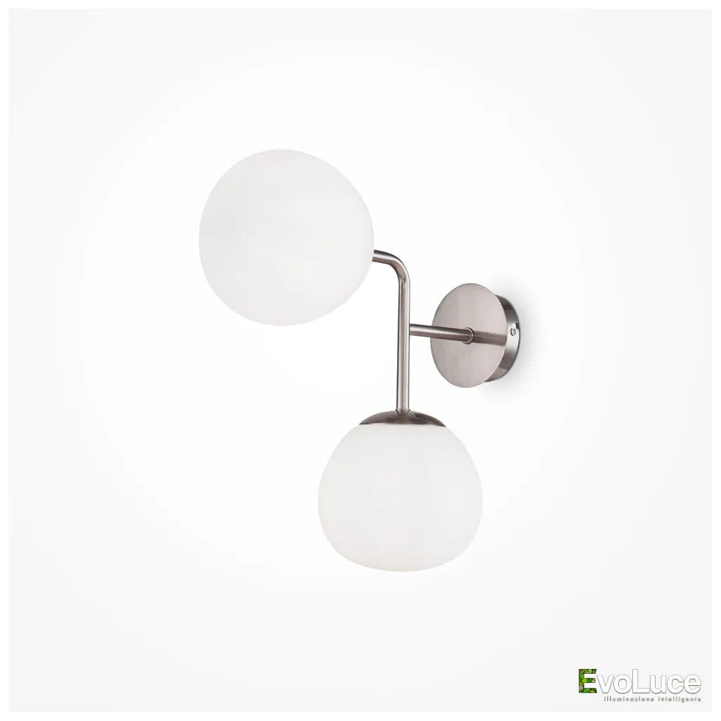 ERICH AP - Applique Luxury Sfere Asimmetriche con Lampadina E14