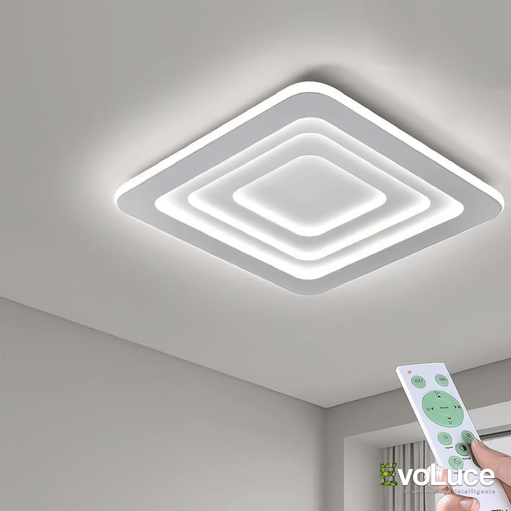 "GRECALE SON" - Plafoniera Design Con Telecomando