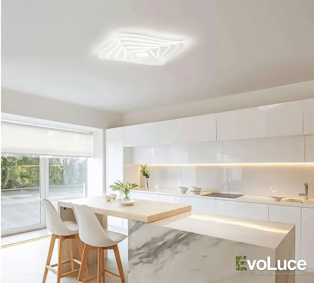 "HERCOLE" - Plafoniera Design Con Telecomando