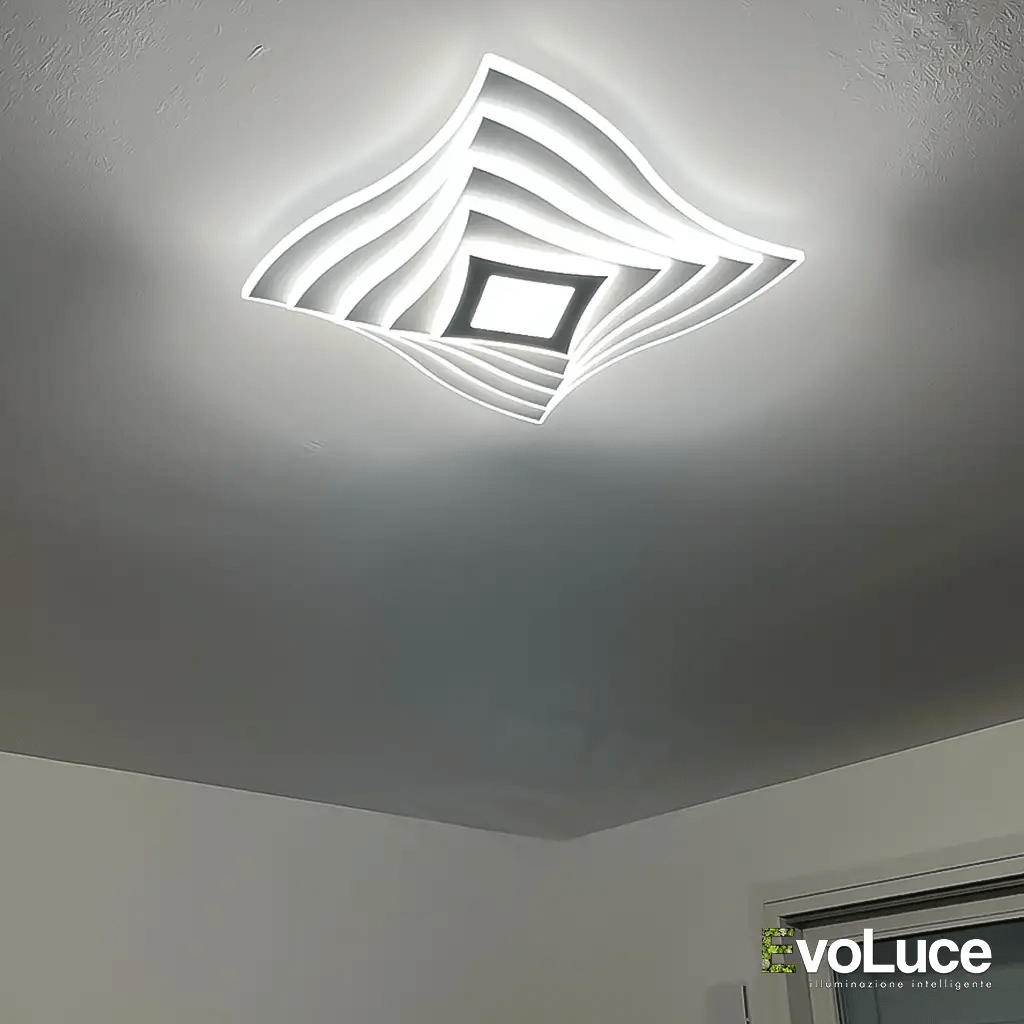 "HERCOLE" - Plafoniera Design Con Telecomando