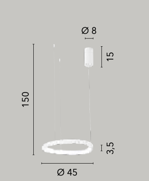 Lampadari e Pendenti KLAPTON - Lampadario Sospensione