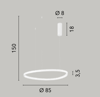 Lampadari e Pendenti KLAPTON - Lampadario Sospensione