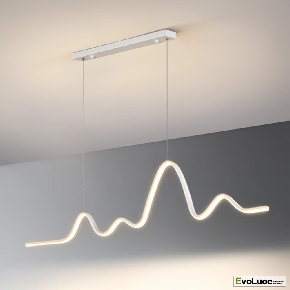 Lampadari e Pendenti Bianco / Calda 3000K "BREATH" - Lampadario Design Nordic 25W