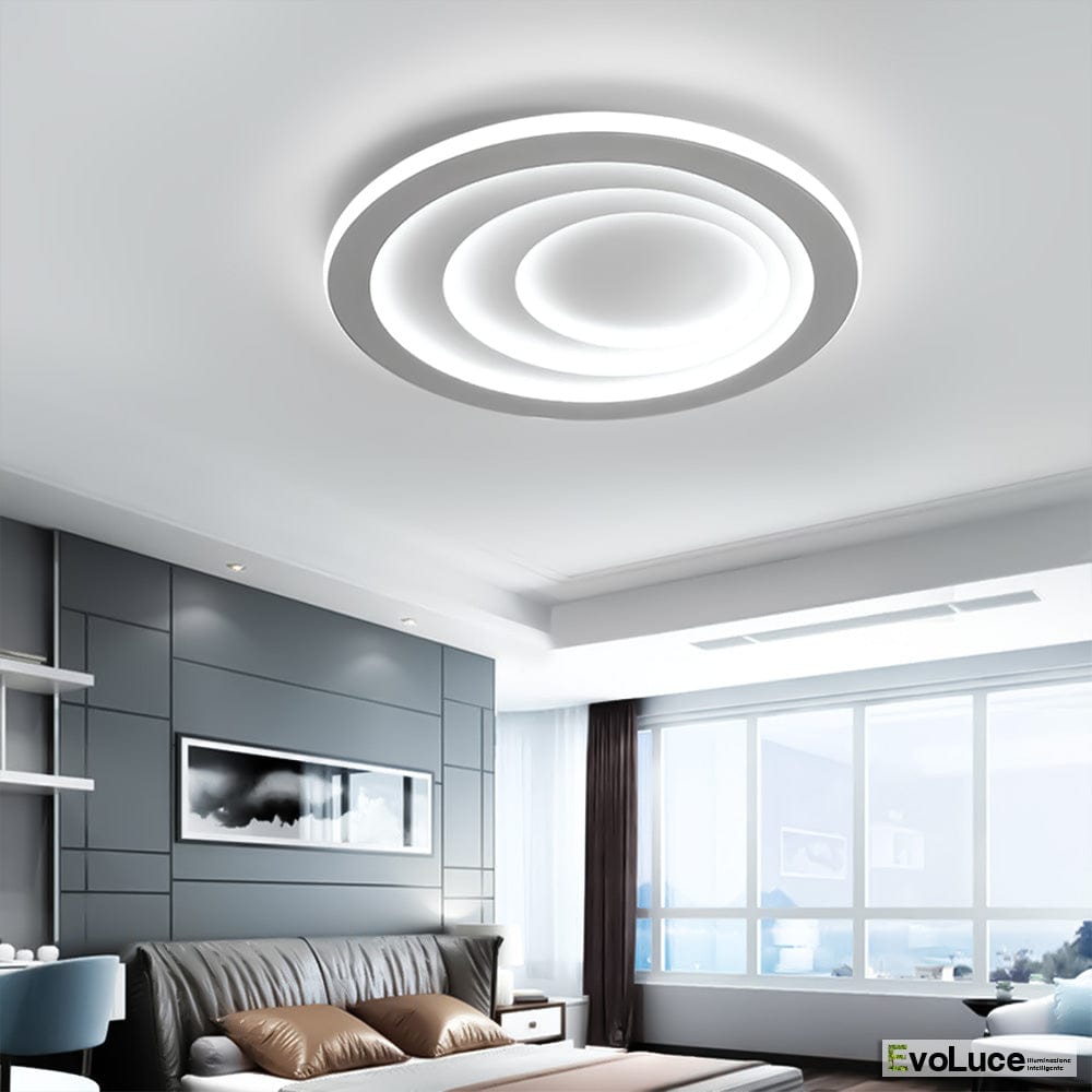 Lampadari e Pendenti "FUSE" - Lampadario Design Classic 70W LED con Regolazione Intensità e Temperatura Colore