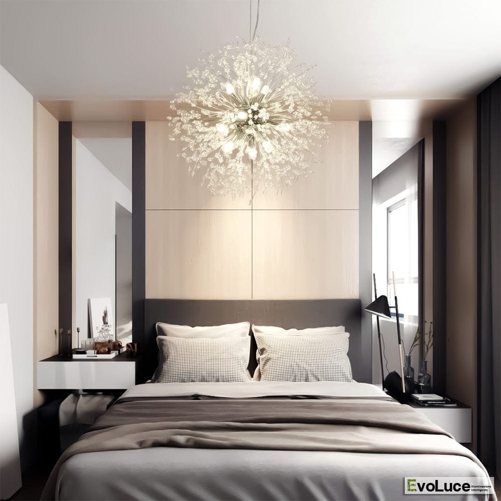Lampadari e Pendenti "NATURA" - Lampadario Design Cristallo K9