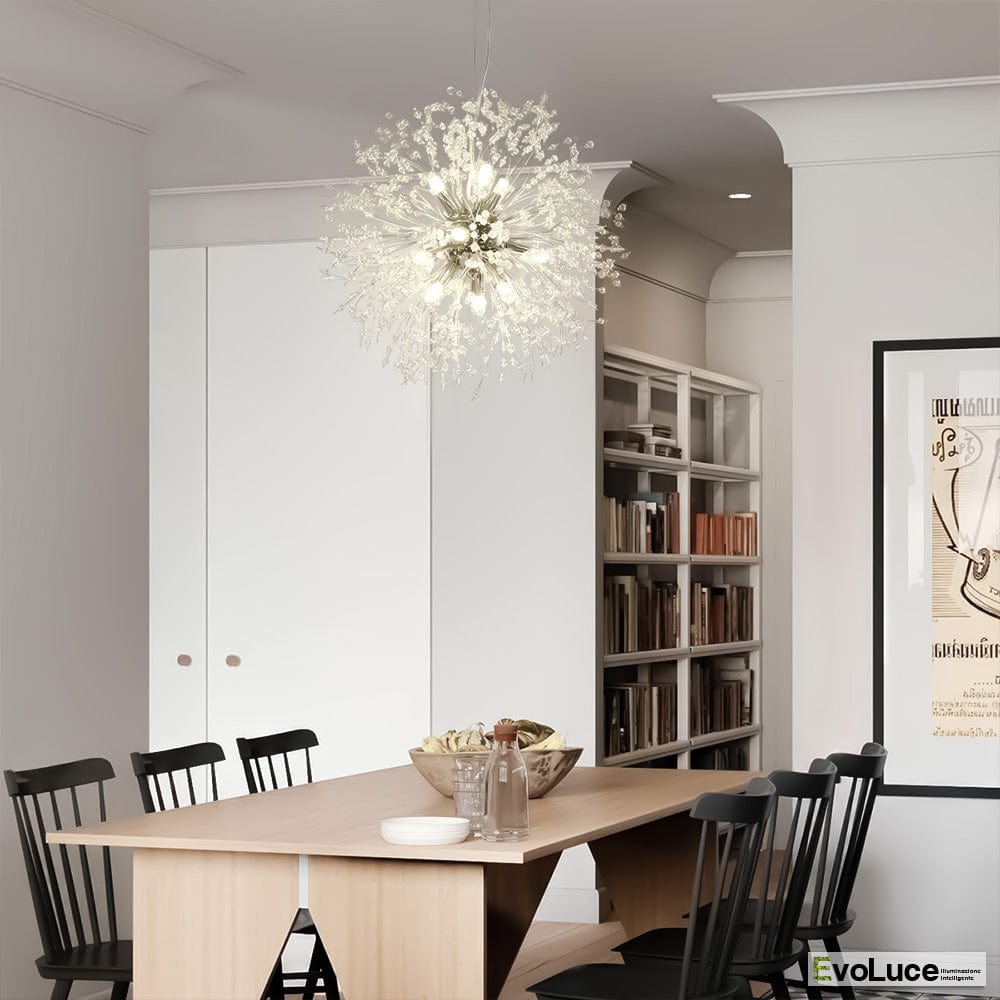 Lampadari e Pendenti "NATURA" - Lampadario Design Cristallo K9
