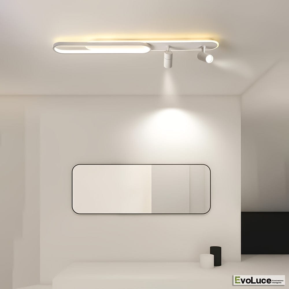 Lampadari e Pendenti "SPOTTY" - Lampadario Design con Faretti Spot 50w + Lampadine