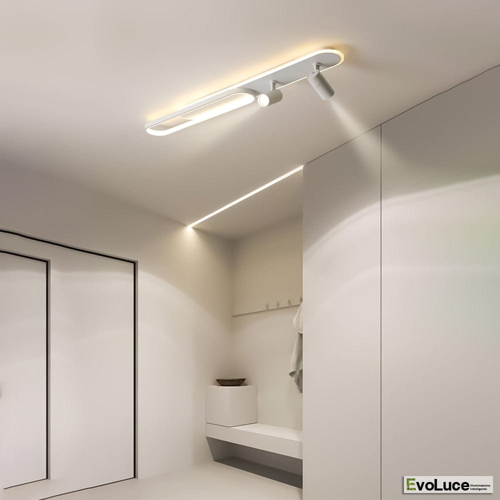 Lampadari e Pendenti "SPOTTY" - Lampadario Design con Faretti Spot 50w + Lampadine
