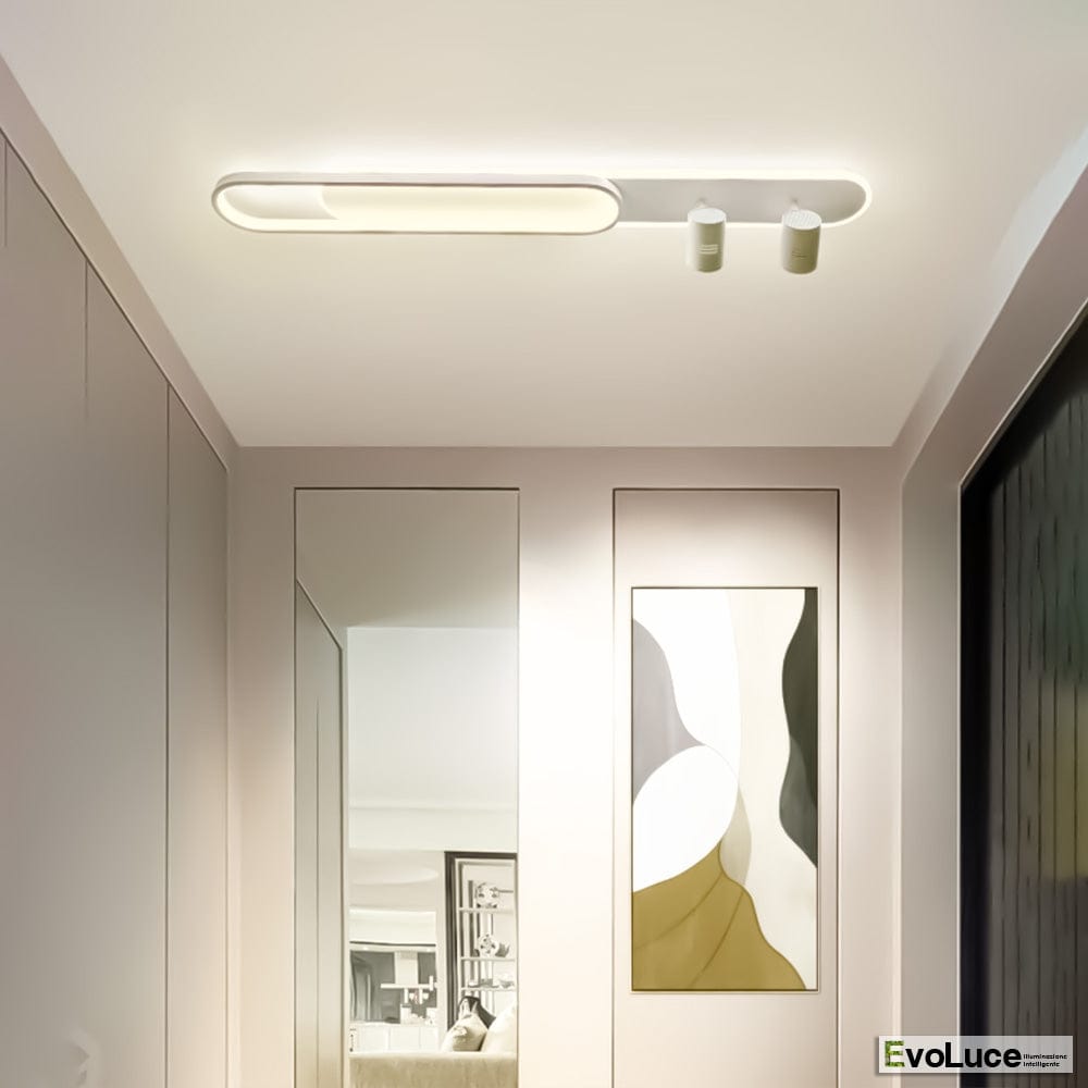 Lampadari e Pendenti "SPOTTY" - Lampadario Design con Faretti Spot 50w + Lampadine