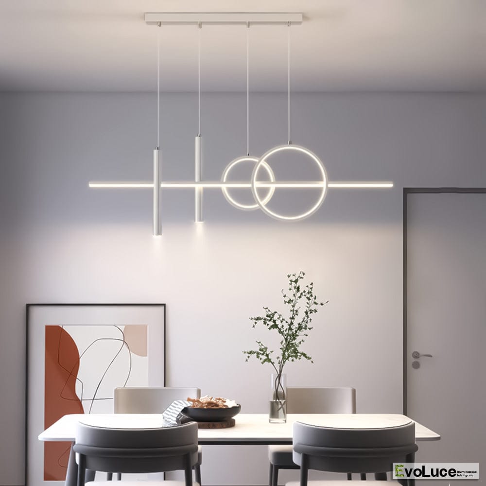 Lampadari e Pendenti Calda 3000k "ZUGA" - Lampadario Design 48W