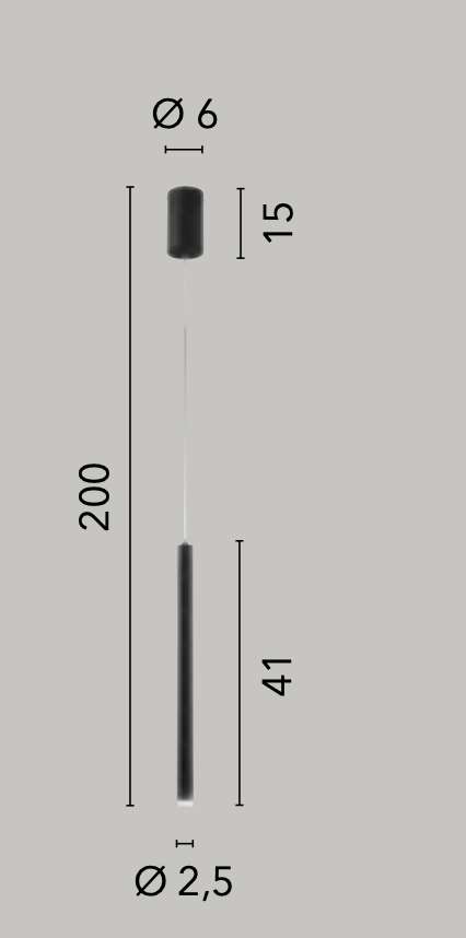 Lampadario sospensione PYPE (S1)