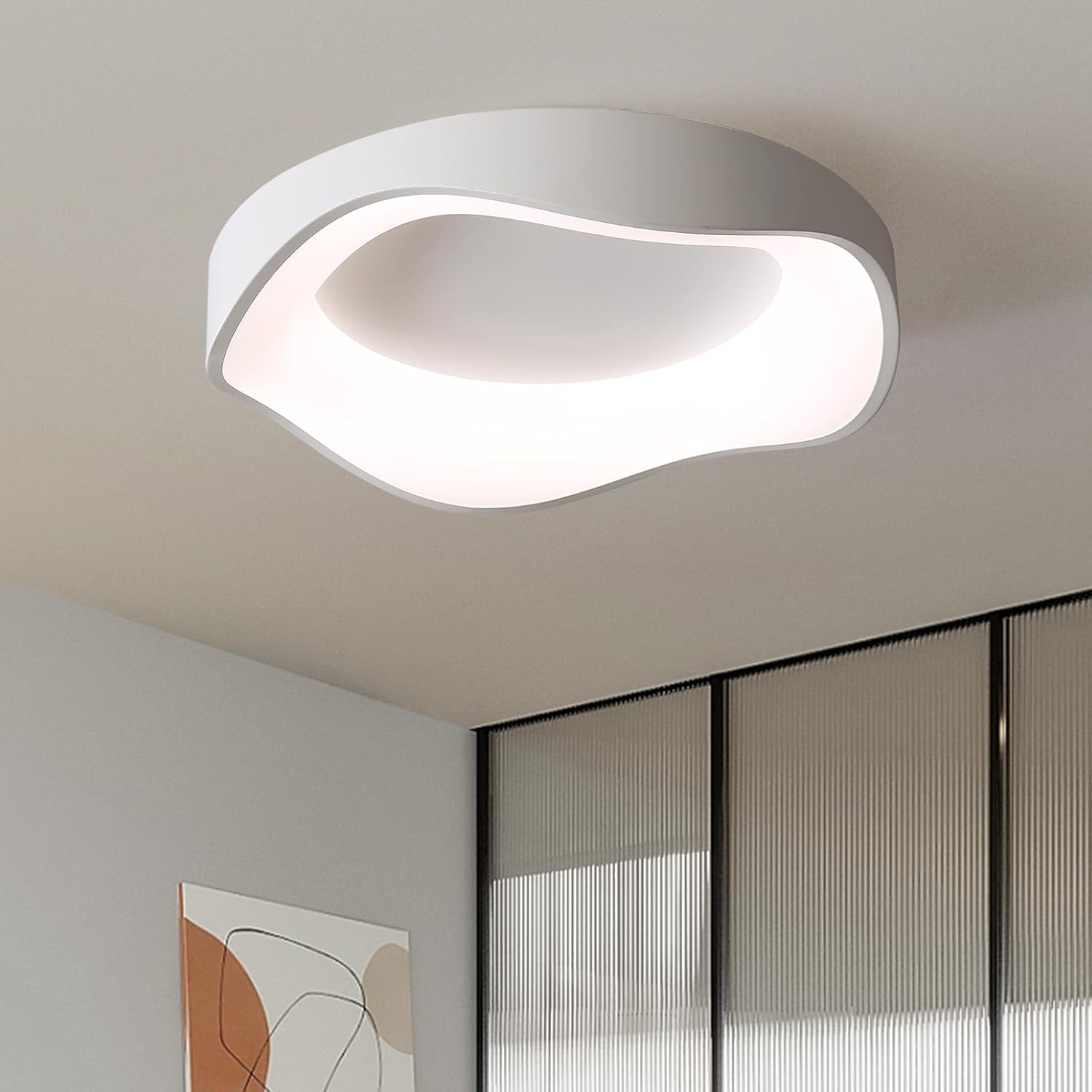 "MIRA" - Lampadario Design 38W LED con Regolazione Intensità e Temperatura Colore