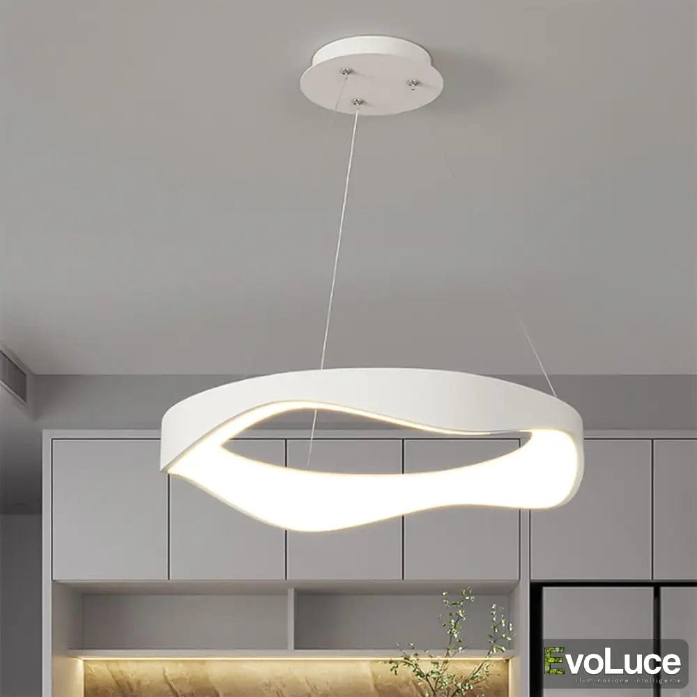 "MIRA SOSPENSIONE" - Lampadario Design 38W LED con Regolazione Intensità e Temperatura Colore