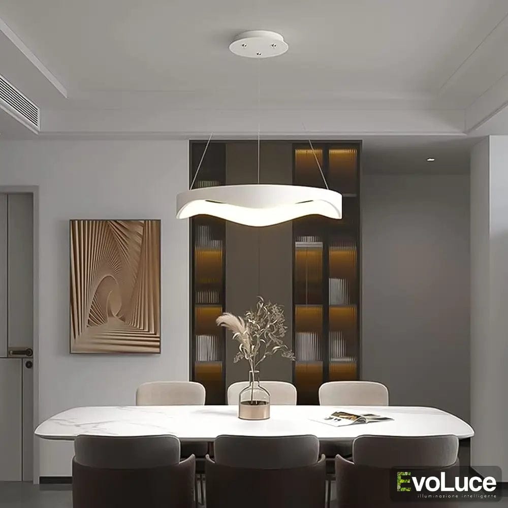 "MIRA SOSPENSIONE" - Lampadario Design 38W LED con Regolazione Intensità e Temperatura Colore