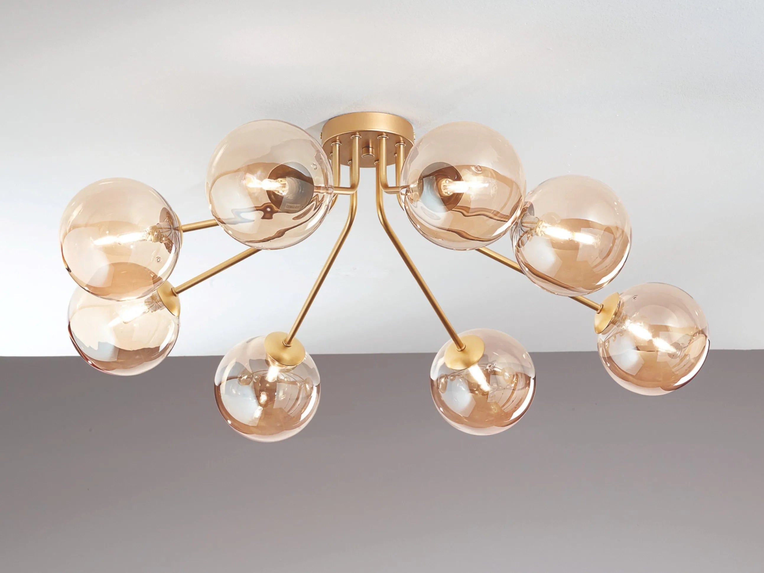 Oro / Si Plafoniera Lampadario Honey (PL8)