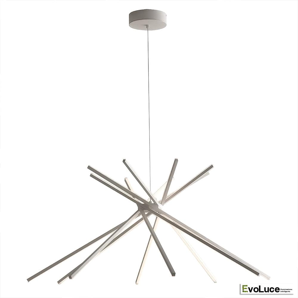 Bianco / Calda 3000k SHANGHAI - Lampadario Luxury Hi-Ticket 54w
