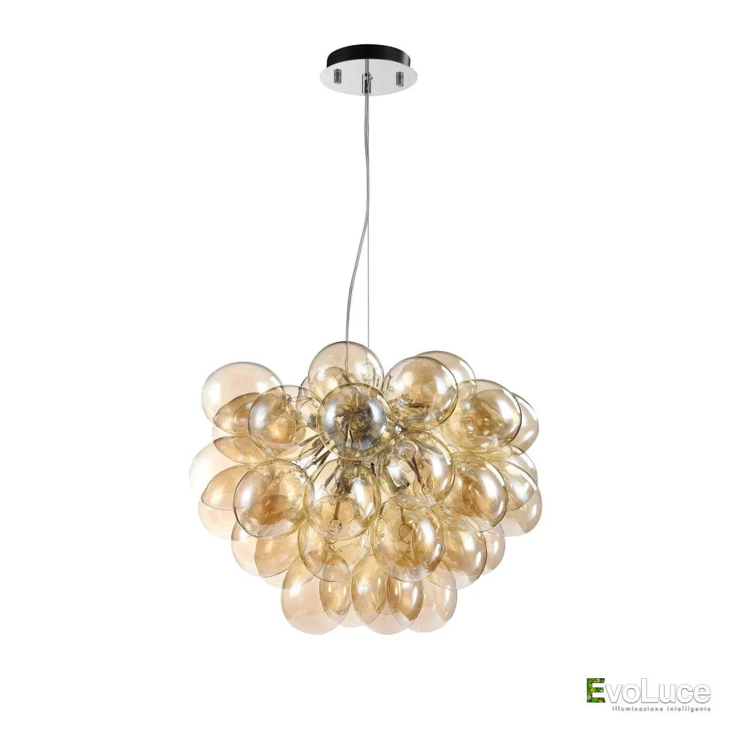 BALBO SP  - Sospensione Luxury 8 Sfere con Lampadina G9