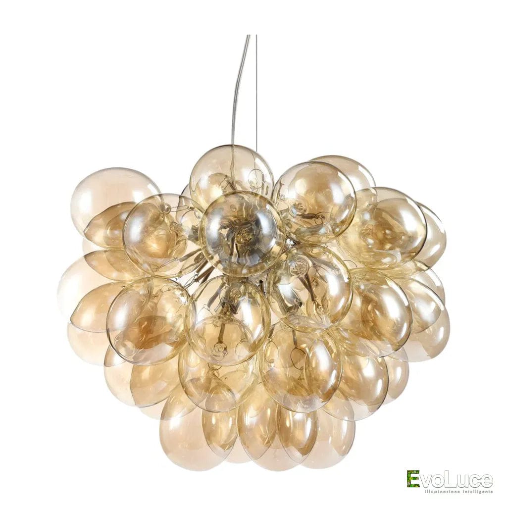 BALBO SP  - Sospensione Luxury 8 Sfere con Lampadina G9