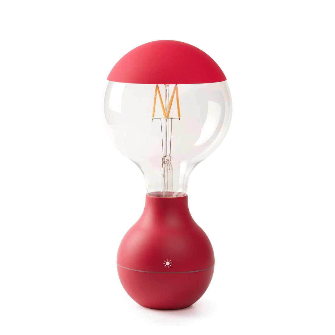 BALLERINA "ROSSO INTENSO" - Lampada Portatile a Batteria Innovativa