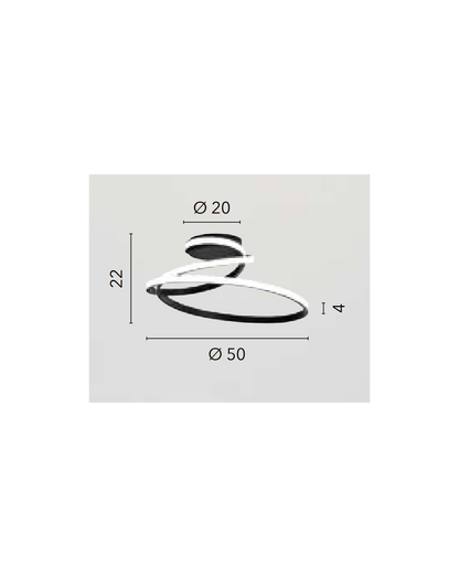 CASTER- Plafoniera 40W