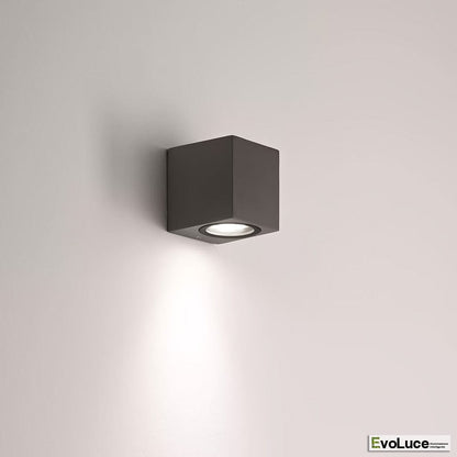 Grigio &quot;CUBO GU10&quot; - Applique da parete di Design