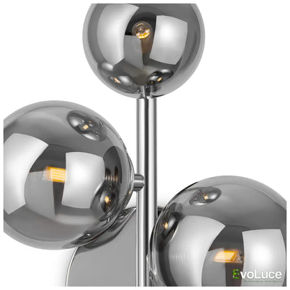 DALLAS AP -Applique Luxury 3 Sfere con Lampadina G9