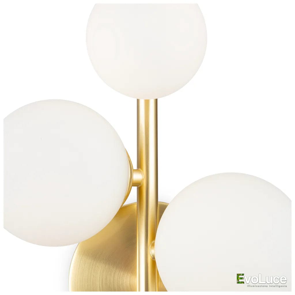 DALLAS AP -Applique Luxury 3 Sfere con Lampadina G9