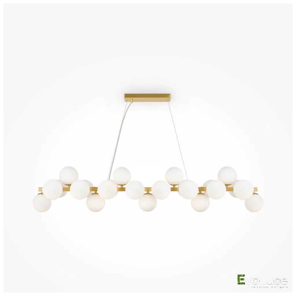 DALLAS - Sospensione Luxury 25 Sfere con Lampadina G9