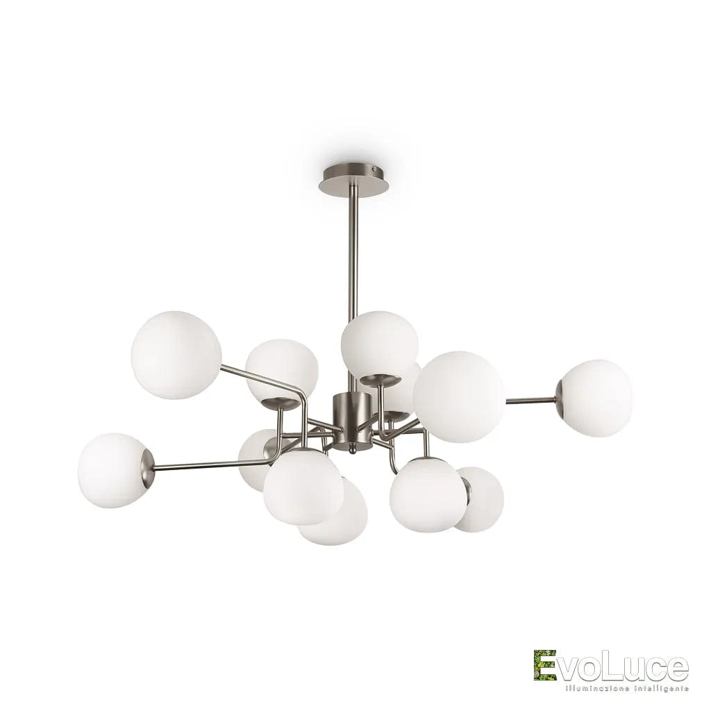 ERICH - Sospensione Luxury 25 Sfere con Lampadina G9