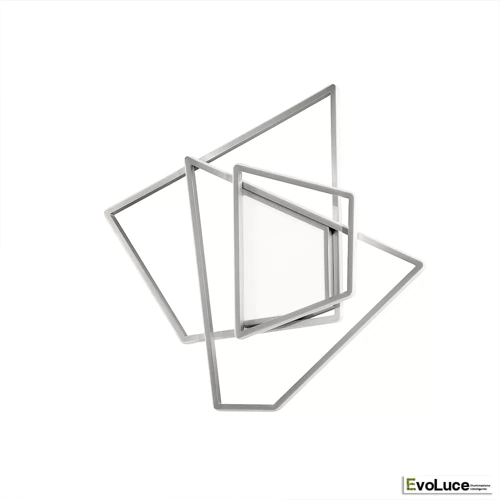 Calda 3000k / SILVER / 84cm GALAXY - Lampada da soffitto Luxury Hi-Ticket