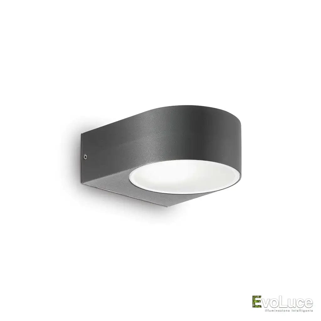 Antracite / Calda 3000k IKO AP1 - Lampada Esterno con Lampadina E27 IP54