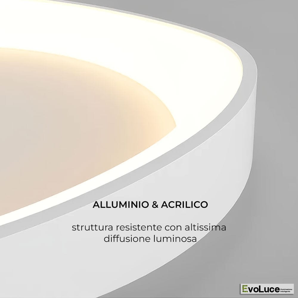 Lampadari e Pendenti &quot;MIRA&quot; - Lampadario Design 38W LED con Regolazione Intensità e Temperatura Colore