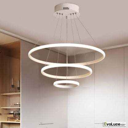 Lampadari e Pendenti &quot;ROUND&quot; - Lampadario Design Minimale 51W