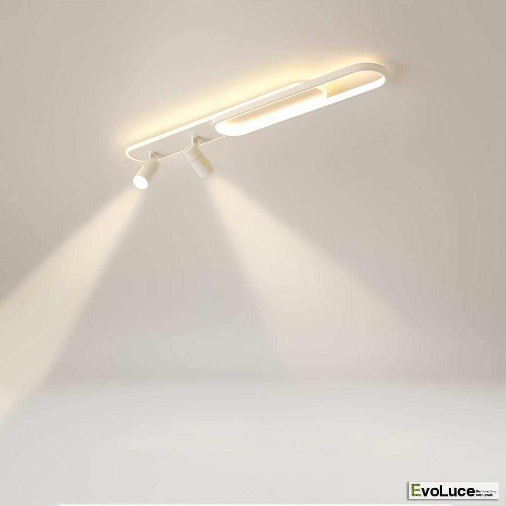 Lampadari e Pendenti "SPOTTY" - Lampadario Design con Faretti Spot 50w + Lampadine