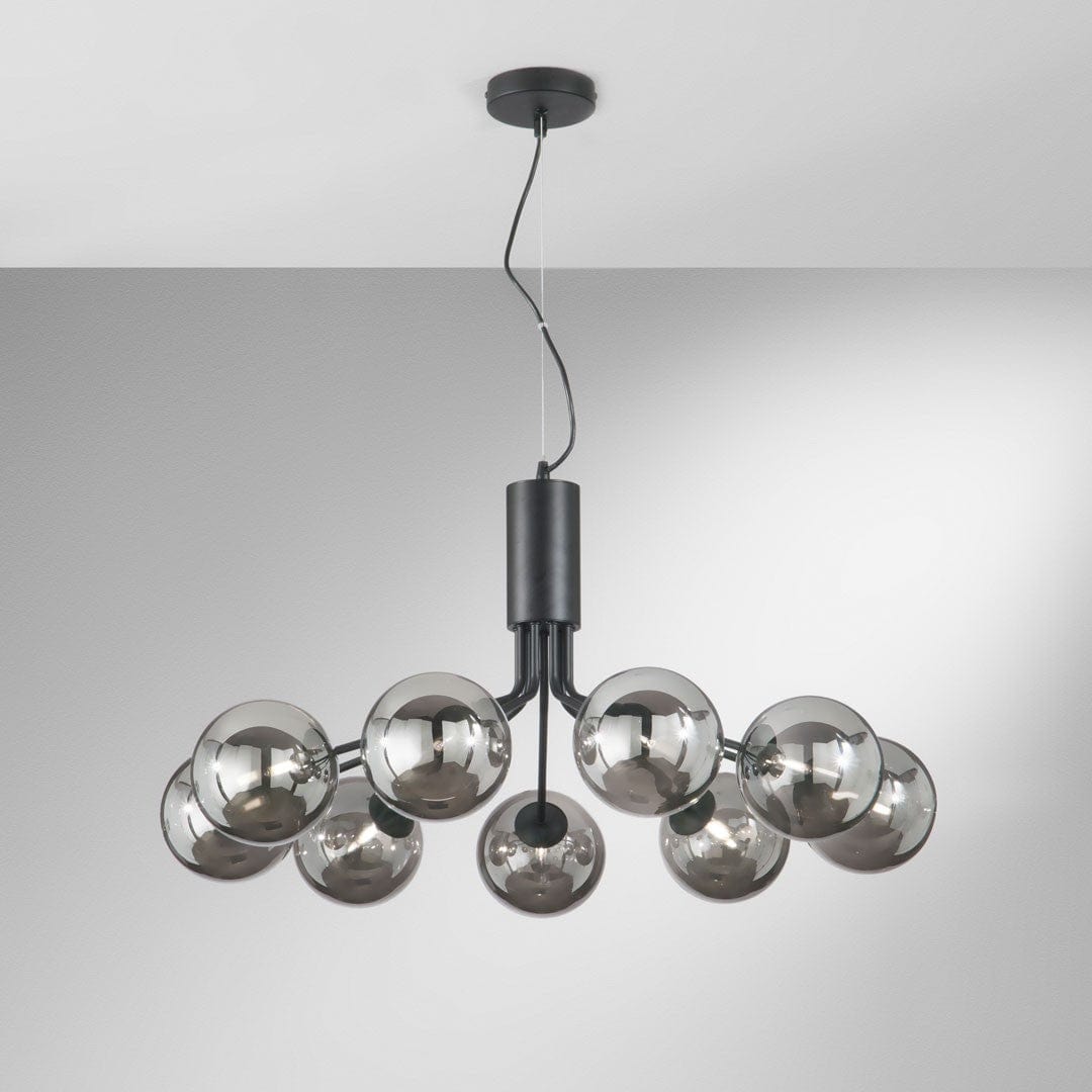 Nero / Si Lampadario sospensione Honey (S9)