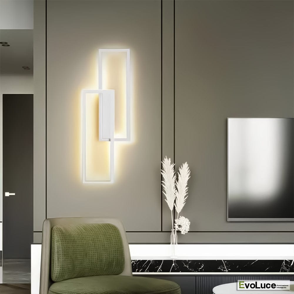 Lampade LED &quot;SQUARE-APP&quot; - Applique da parete/soffitto 32W