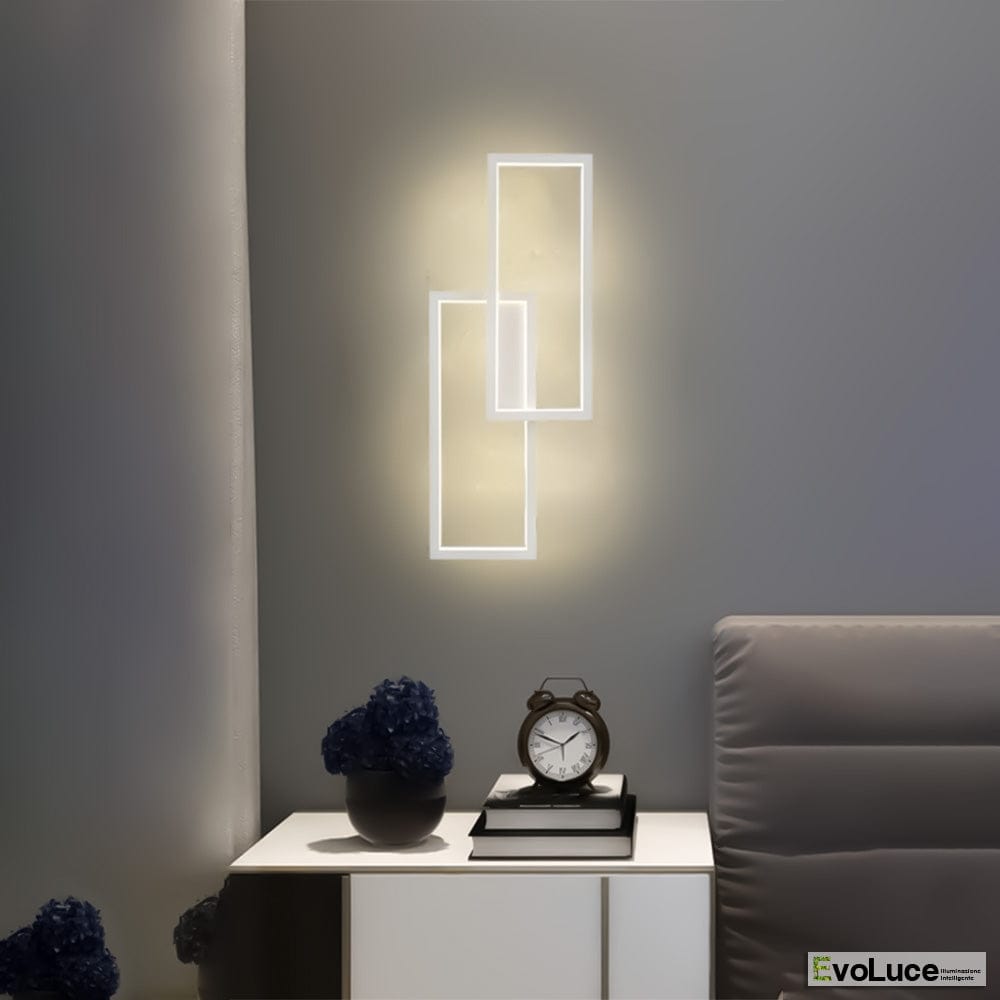 Lampade LED &quot;SQUARE-APP&quot; - Applique da parete/soffitto 32W