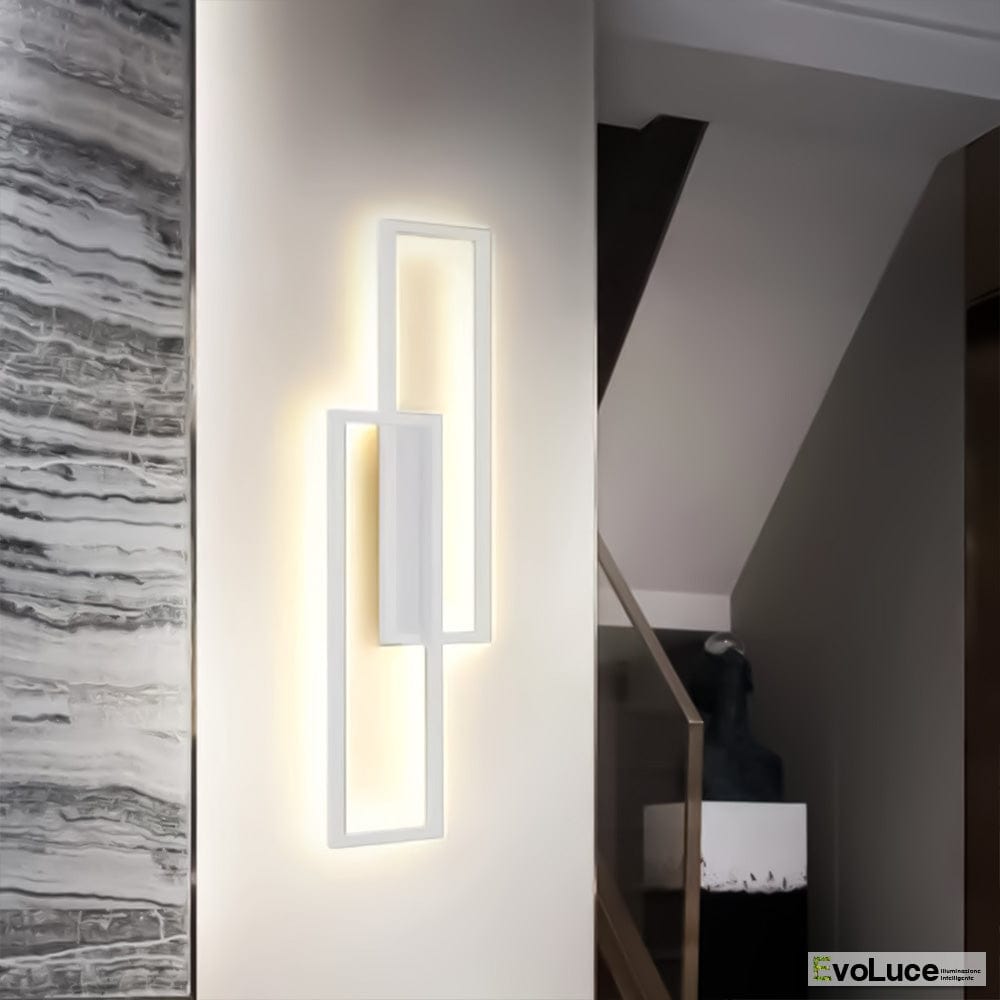 Lampade LED &quot;SQUARE-APP&quot; - Applique da parete/soffitto 32W