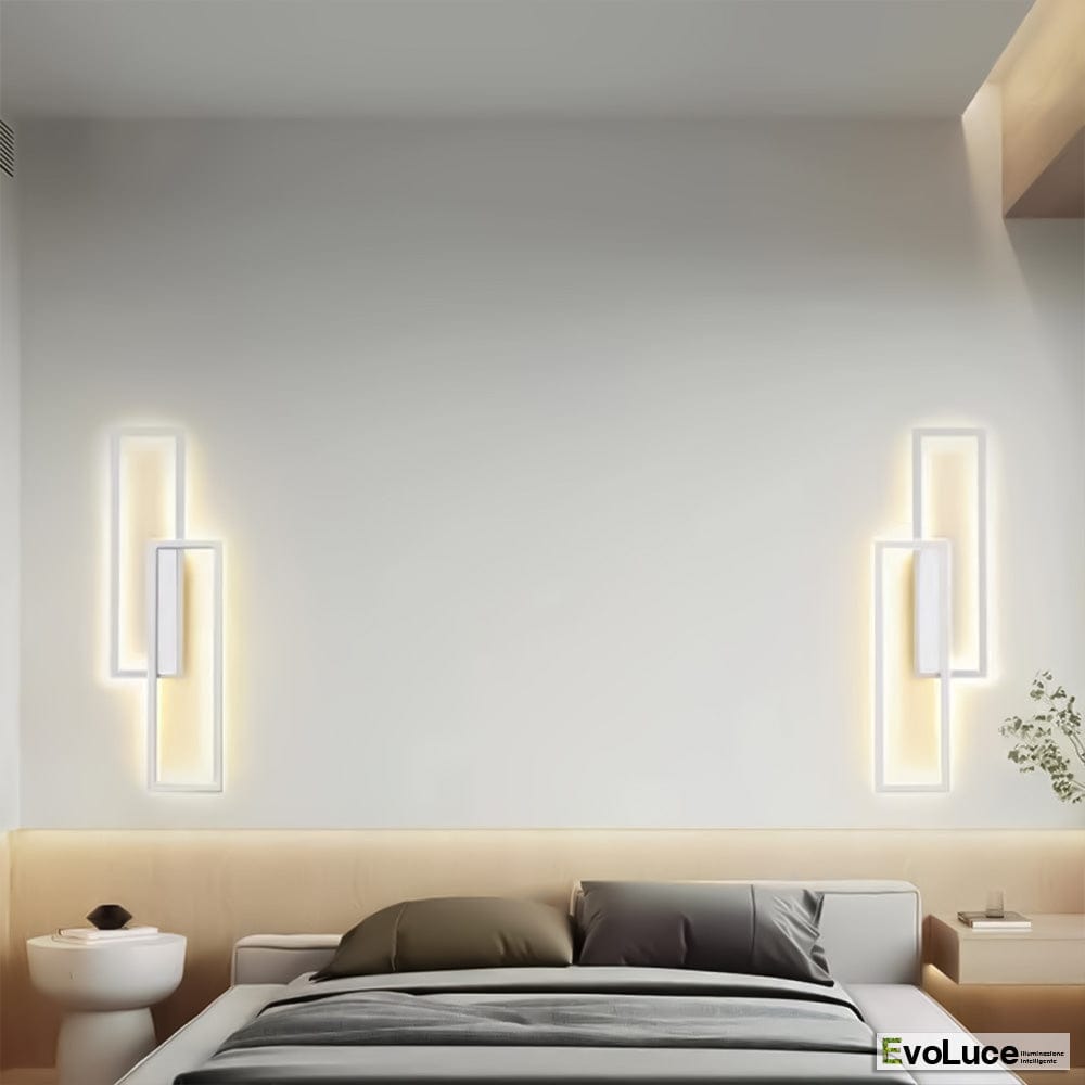 Applique LED Parete 3 Step 9W | Luce Calda, Fredda E Naturale | Design Curvo Moderno - Foto 2
