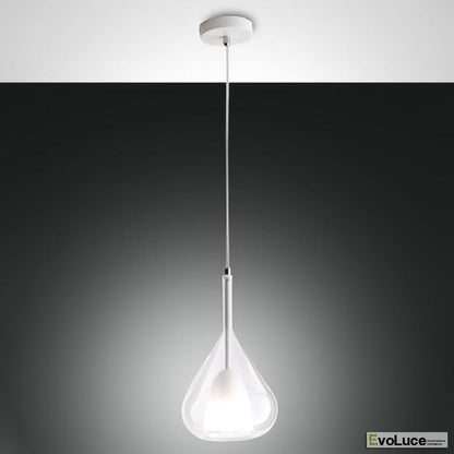 LILA 3 by FABAS LUCE - Lampadario Luxury in vetro soffiato a mano MADE IN ITALY